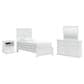 Ashley Bostwick Shoals 4-Piece Twin Panel Bedroom Set in White, , large