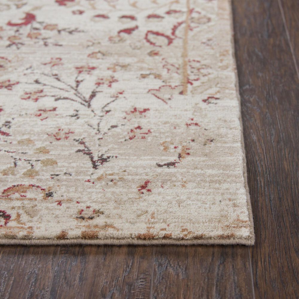 RIZZY Gossamer Gold and Beige 4' x 6' Area Rug, , large