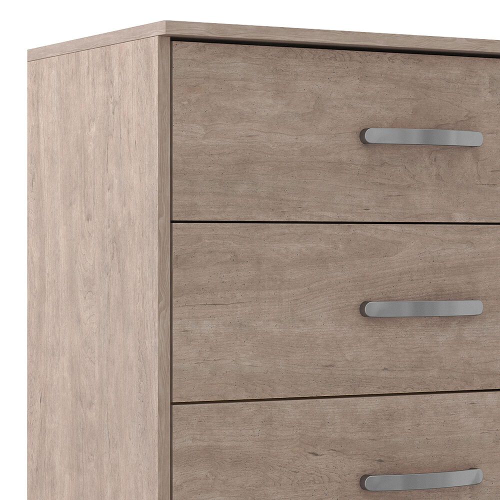 Signature Design by Ashley Flannia 5 Drawer Chest in Warm Gray, , large