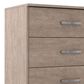 Signature Design by Ashley Flannia 5 Drawer Chest in Warm Gray, , large