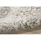 Nourison Damask DAS06 8" x 10" Ivory Area Rug, , large