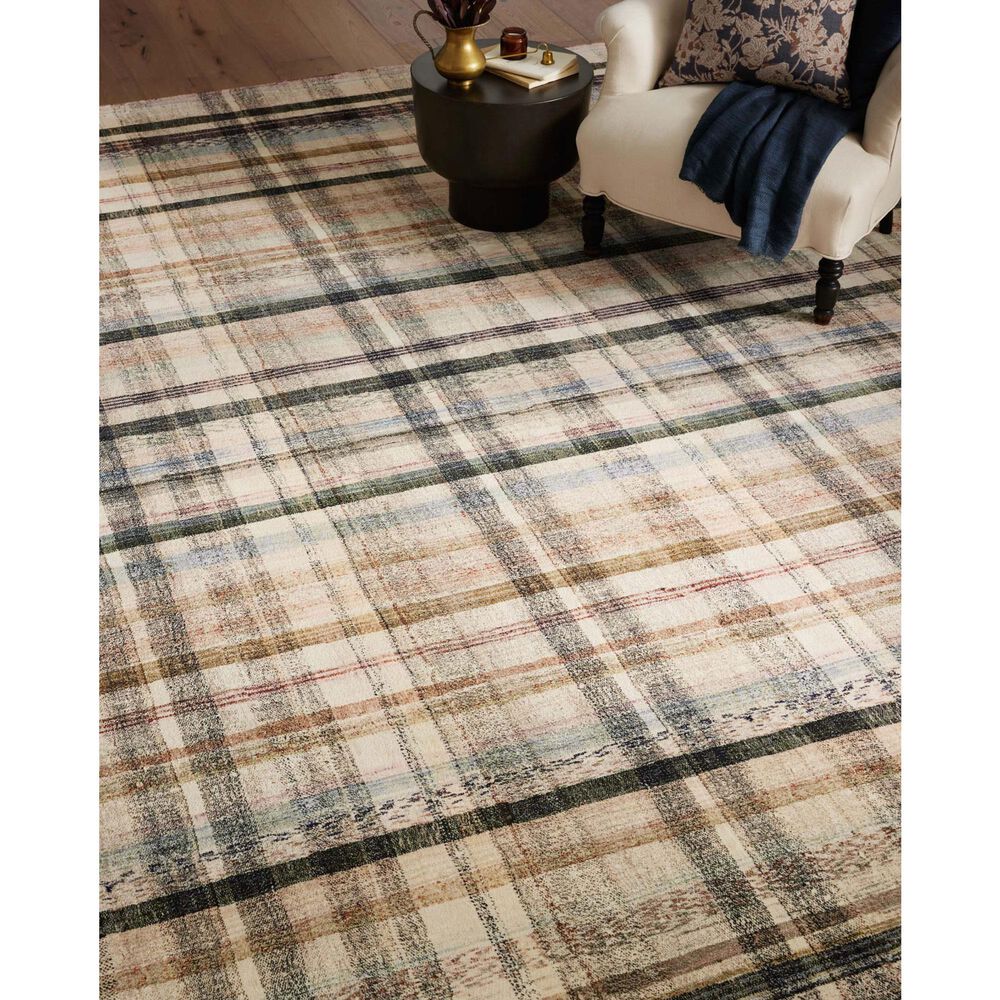 Chris Loves Julia x Loloi Humphrey 7&#39;3&quot; x 9&#39;3&quot; Ivory and Multicolor Area Rug, , large