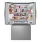 LG 26 Cu. Ft. Smart French Door Refrigerator in Stainless Steel, , large