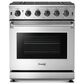 Thor Kitchen 30" Freestanding Professional Gas Range with Storage Drawer in Stainless Steel, , large