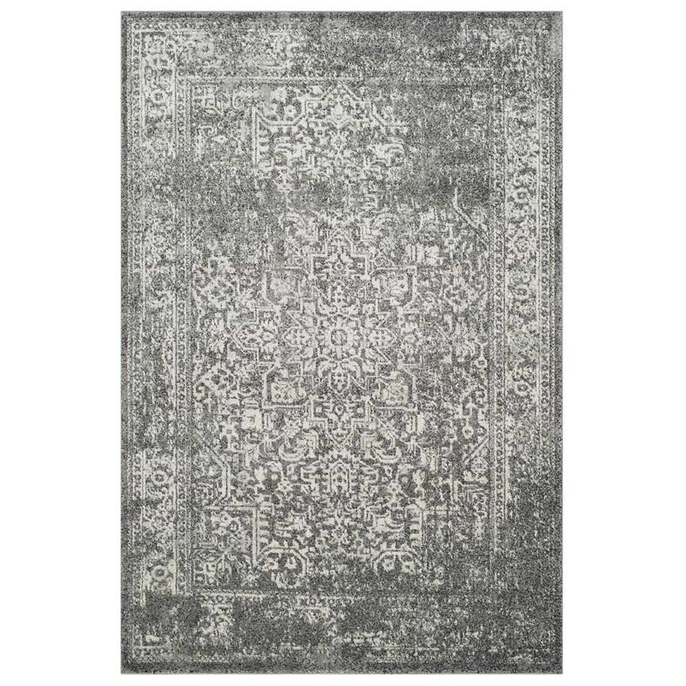 Safavieh Evoke EVK256D-5 5&#39;1&quot; x 7&#39;6&quot; Grey/Ivory Area Rug, , large