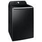Samsung 4.6 cu. ft. Large Capacity Smart Top Load Washer with ActiveWave Agitator and Active WaterJet in Brushed Black, , large