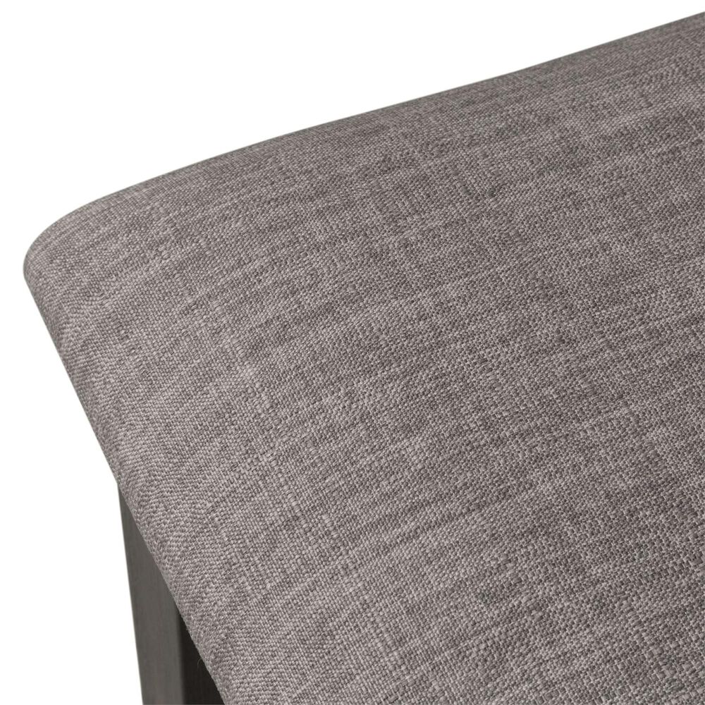 Belle Furnishings Double Bridge Counter Height Bench in Dark Brown, , large