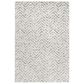 Safavieh Adirondack ADR104N-4 4" x 6" Ivory/Charcoal Area Rug, , large