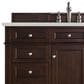 James Martin Vanities Brittany 48" Single Bathroom Vanity in Burnished Mahogany with 3 cm Lime Delight Quartz Top and Rectangular Sink, , large