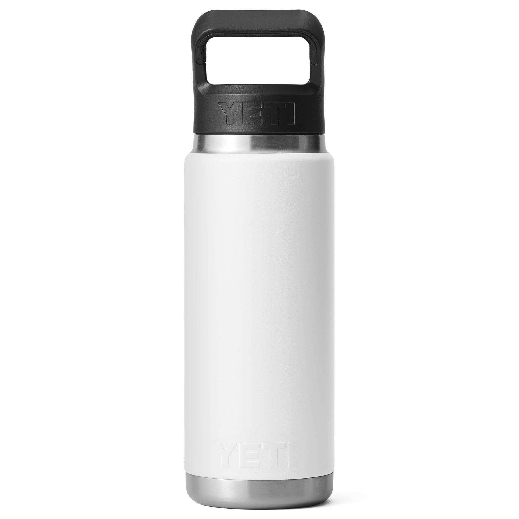 YETI Rambler 26 Oz Water Bottle with Straw Cap in White