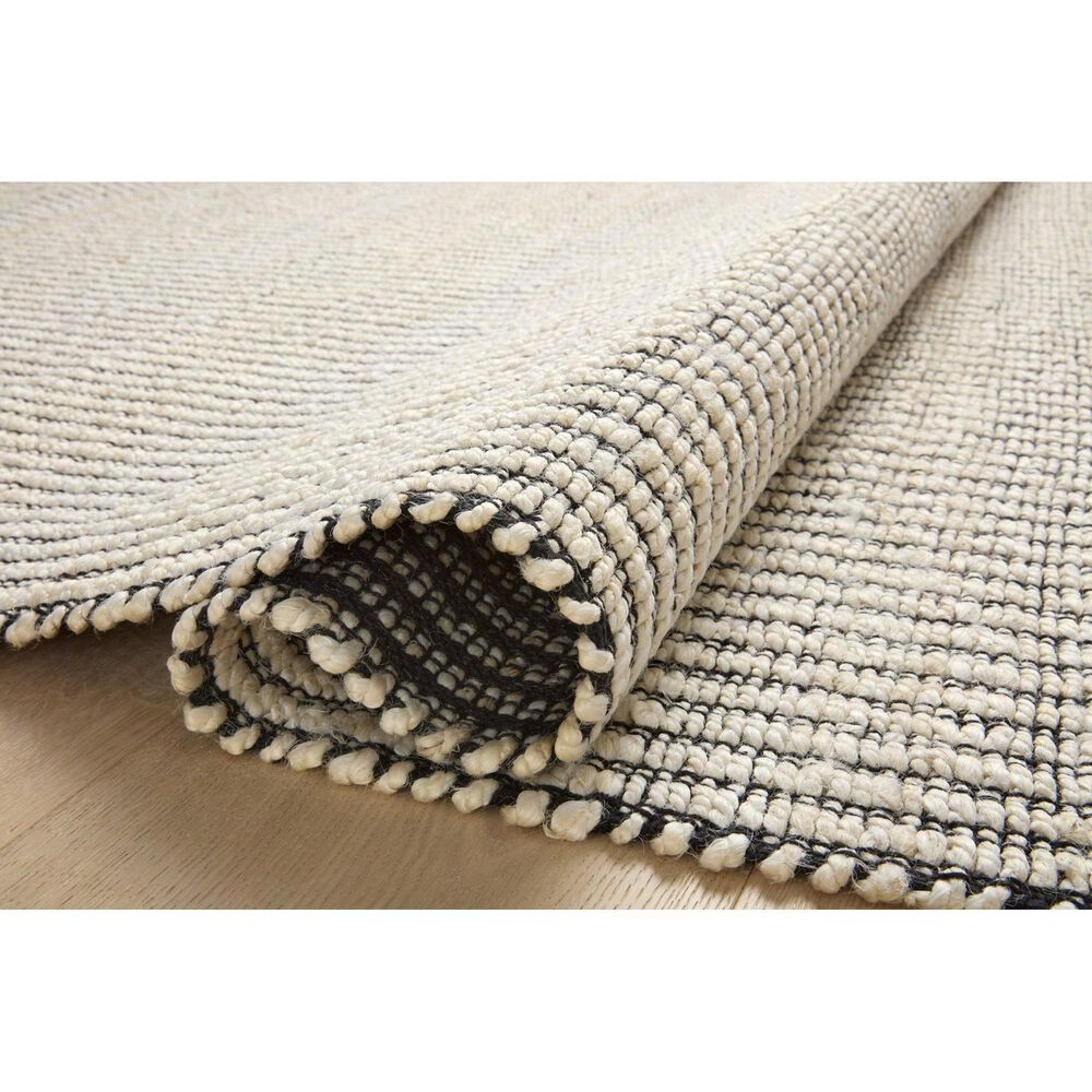 Angela Rose Colton 2&#39; x 3&#39; Ivory and Black Area Rug, , large