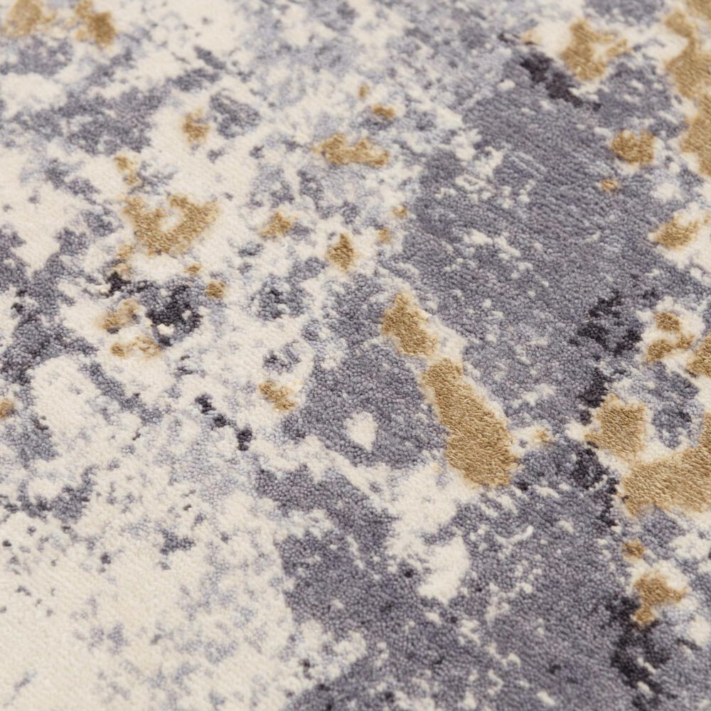 RIZZY Bolero Gray and Multicolor 4' x 6' Area Rug, , large