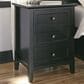 Urban Home Paragon 3 Drawers Nightstand in Opaque Black, , large