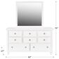 New Heritage Design Tamarack Dresser and Mirror in White, , large