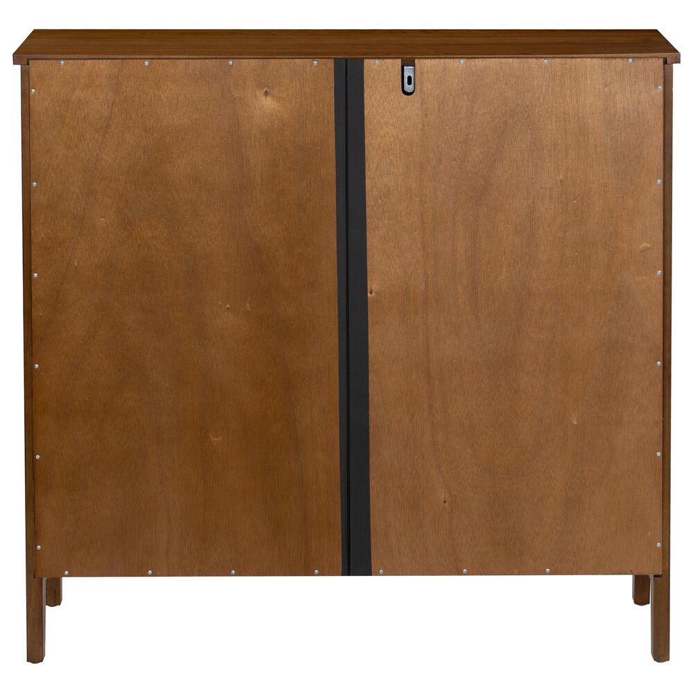 Linon Home Decor Fetti Large Cabinet in Brown, , large