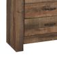 Ashley Trinell 4-Piece Twin Bookcase Bedroom Set in Brown, , large