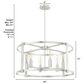 Hunter Astwood 6-Light Chandelier in Brushed Nickel, , large