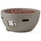 Hearth and Haven Outdoor Bowl-Shaped Propane Fire Pit with 40,000 BTU Output in Light Gray, , large