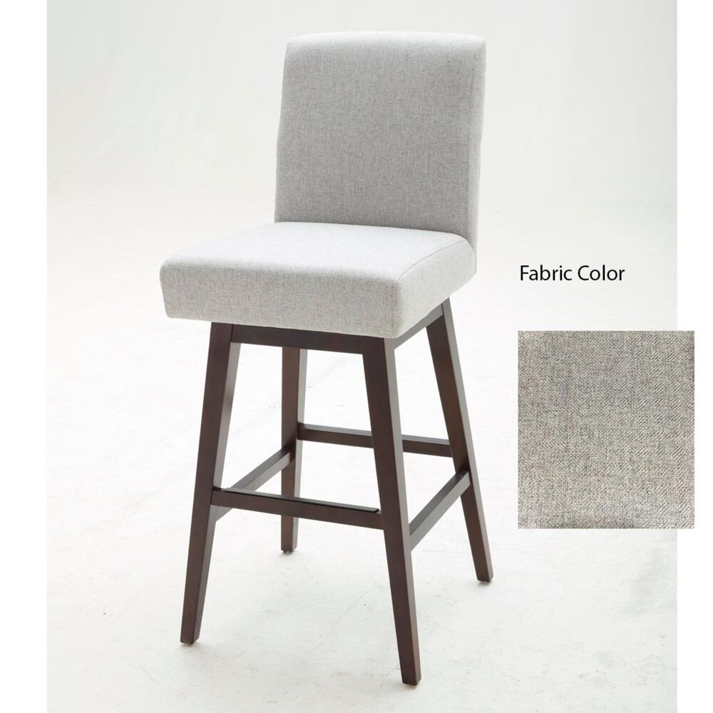 Interlochen 30 Swivel Bar Stool In Gray Nebraska Furniture Mart