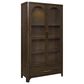 Ashley Radkin Display Cabinet in Burnished Brown, , large