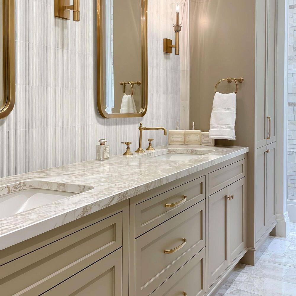 MS International Gems Bianco 5&quot; x 10&quot; Porcelain Tile, , large