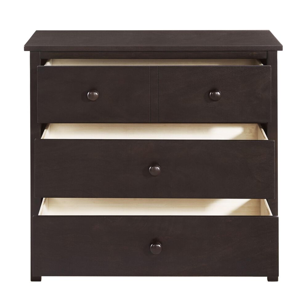 Oxford Baby Universal Ready To Assemble 3 Drawer Dresser in Espresso Brown, , large