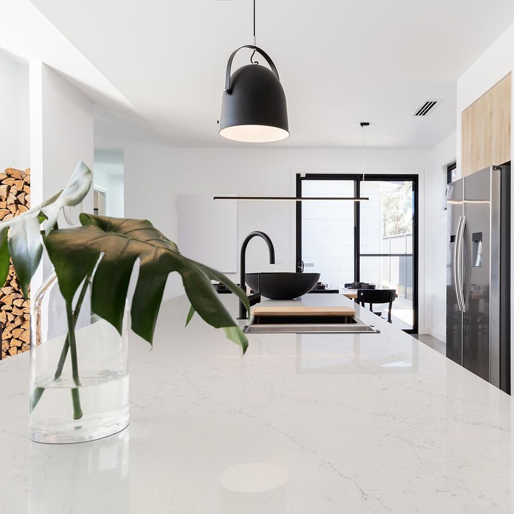 NFM Custom Countertops Calacatta Botanica 3cm Quartz Countertop, , large
