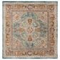 Safavieh Aria 6"6" Square Blue and Orange Area Rug, , large