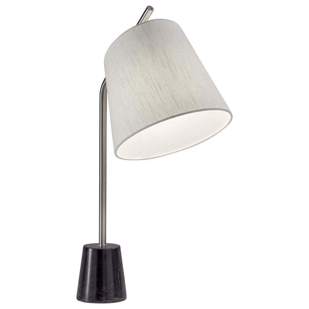 Adesso Dempsey Table Lamp in Brushed Steel, , large