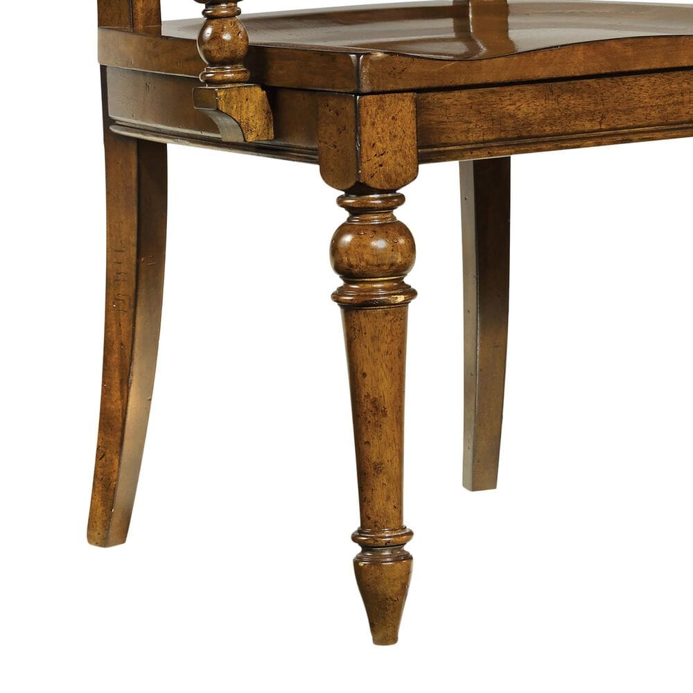Hooker Furniture Tynecastle Ladderback Arm Chair in Chestnut &#40;Set of 2&#41;, , large
