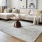 Surya Masterpiece Light Gray, Cream and Medium Gray 12" x 15" Area Rug, , large