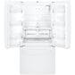 GE Appliances 18.6 Cu. Ft. Counter-Depth French-Door Refrigerator in White, , large