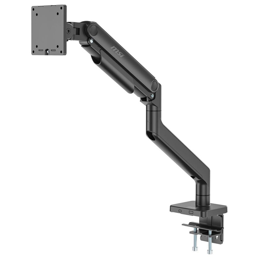 MSI Full-Motion Monitor Desk Mount for 17 to 49" Displays in Matte Black, , large