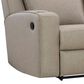 Ashley Lavenhorne Manual Reclining Sofa and Loveseat Set in Pebble, , large