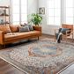 Surya Chicago CHG2306 8"10" x 12"7" Blue, Light Beige, Mustard, Brick Red, Burnt Orange, Slate, Taupe Area Rug, , large