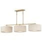 Maxim Lighting Bongo 3-Light Pendant in Natural Aged Brass, , large