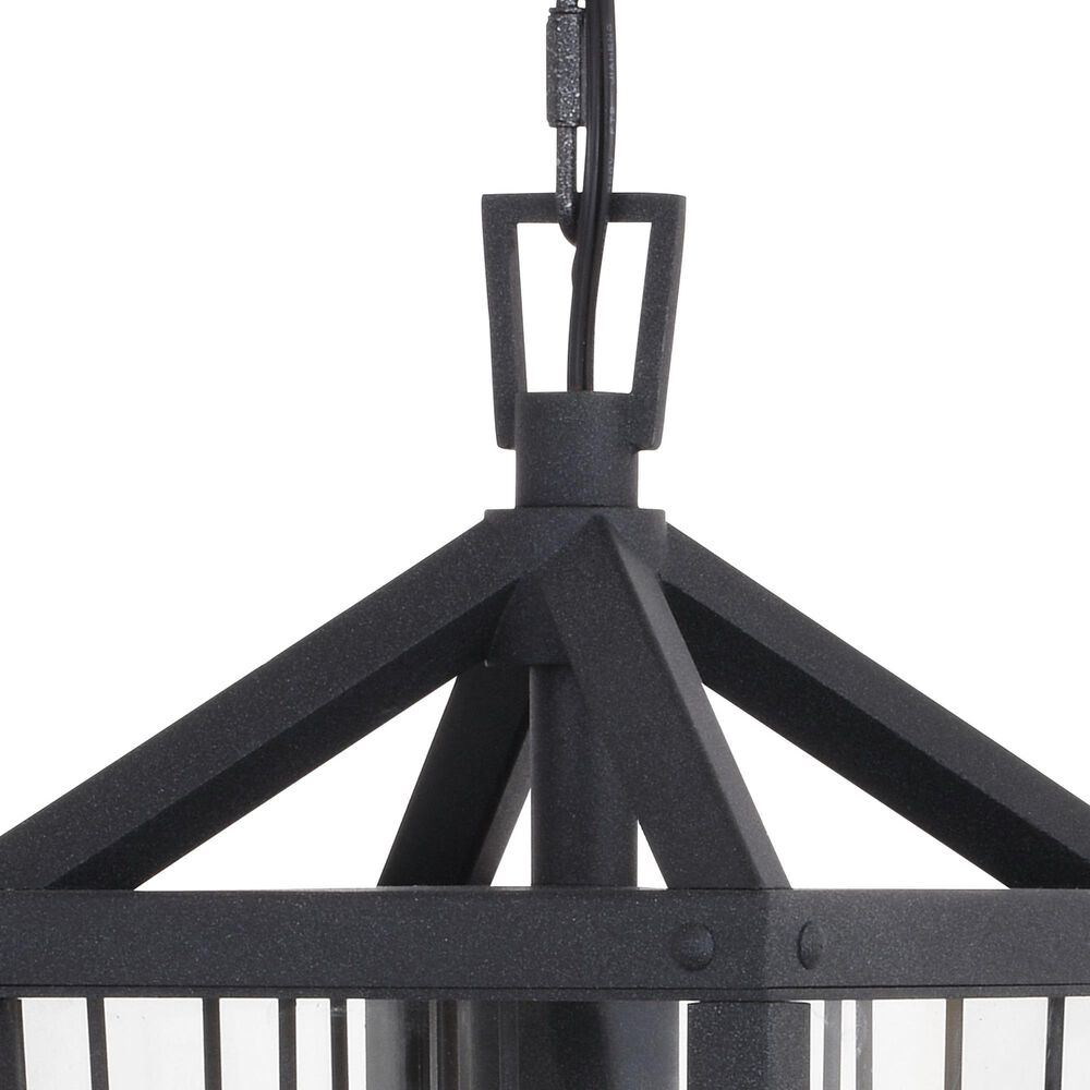 Vaxcel Gage 1-Light Outdoor Pendant in Volcanic Black, , large