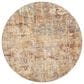 Surya Mona Lisa 6"7" Round Tan, Mustard, Dark Blue, Brick Red, Sage, Olive and Burgundy Area Rug, , large