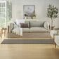 Nourison Courtyard Black and White 2"2" x 8" Indoor/Outdoor Runner, , large
