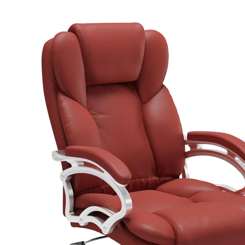 CorLiving Workspace Executive Office Chair in Brick Red, , large