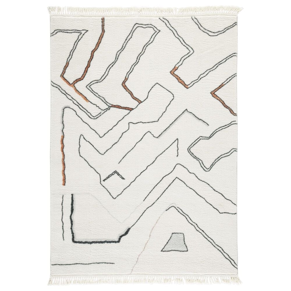Ashley Cadeworth 7"6" x 11"1" Multicolor Area Rug, , large