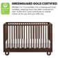 Oxford Baby Meridian 3-in-1 Convertible Crib in Cognac, , large