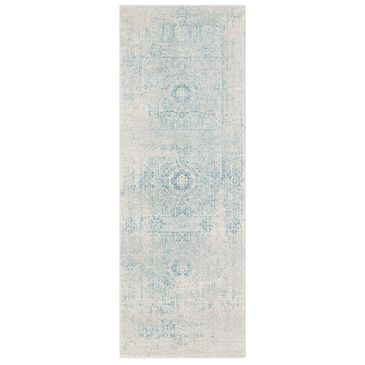 Surya Harput HAP-1026 2"7" x 7"3" Teal, Light Gray and Beige Runner, , large