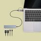 Manhattan 4-Port USB 3.0 Combo Hub in Space Gray, , large
