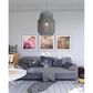 Zuo Modern Daydream 50209 Ceiling Lamp in Gray, , large