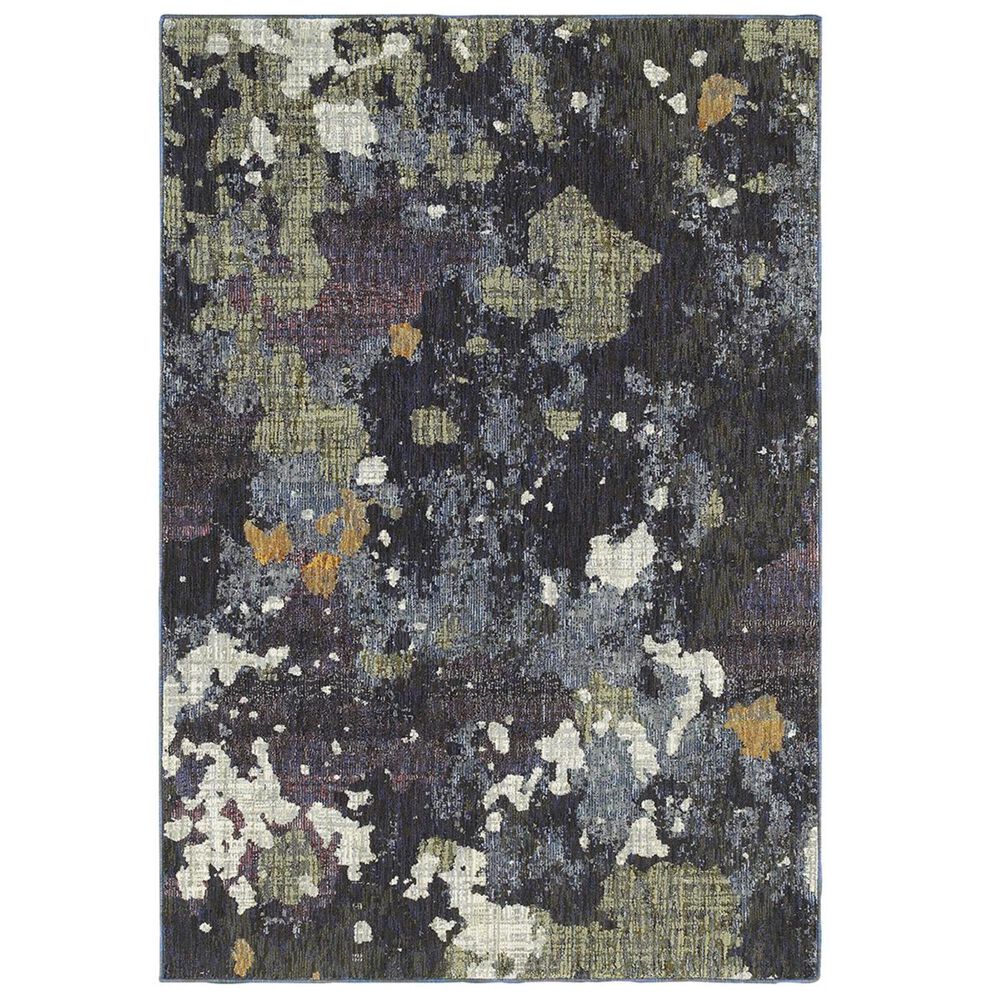 Oriental Weavers Evolution 8029A 10" x 13"2" Navy Area Rug, , large