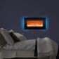 Timberlake Northwest Electric Fireplace with Backlights in Black, , large