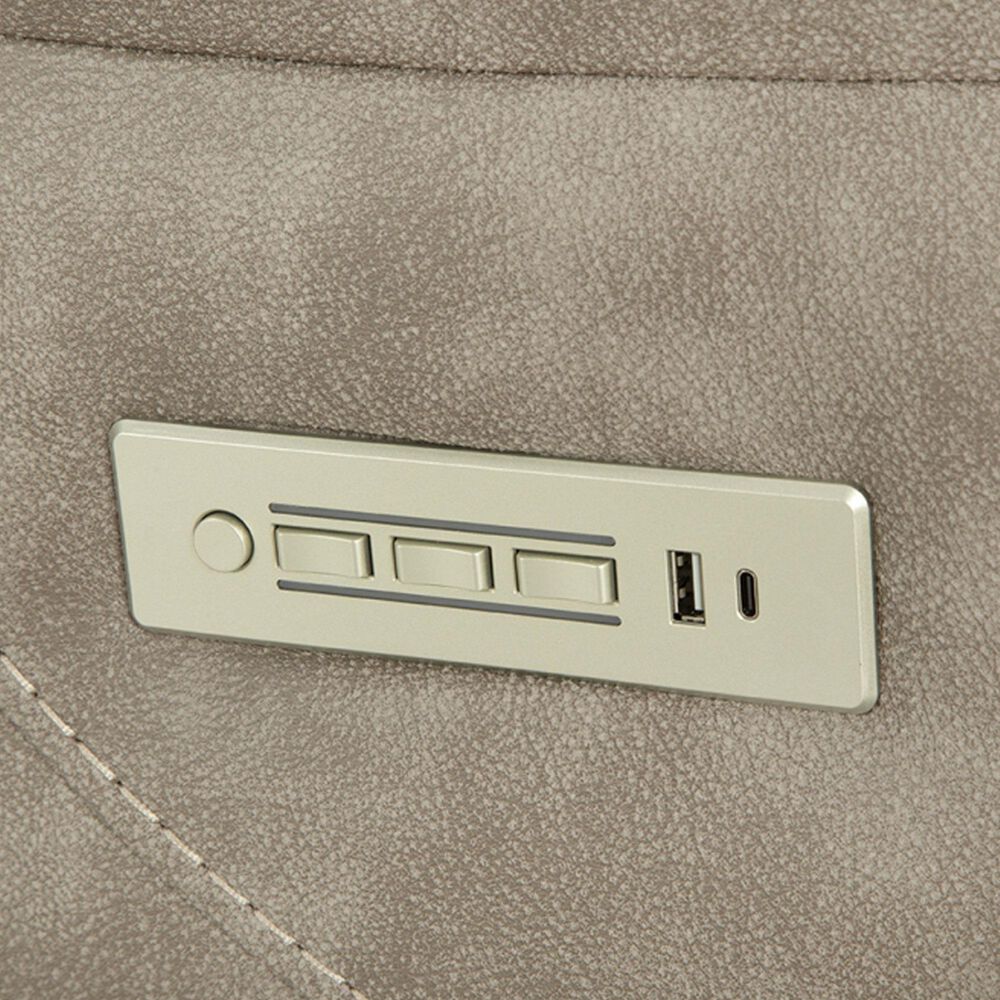 Homestretch Skywalker Power Wall-Saver Recliner in Fog, , large