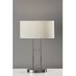 Adesso Duet Table Lamp in Brushed Steel, , large
