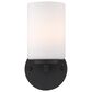 Golden Lighting Manhattan 1-Light Bath Vanity in Matte Black, , large
